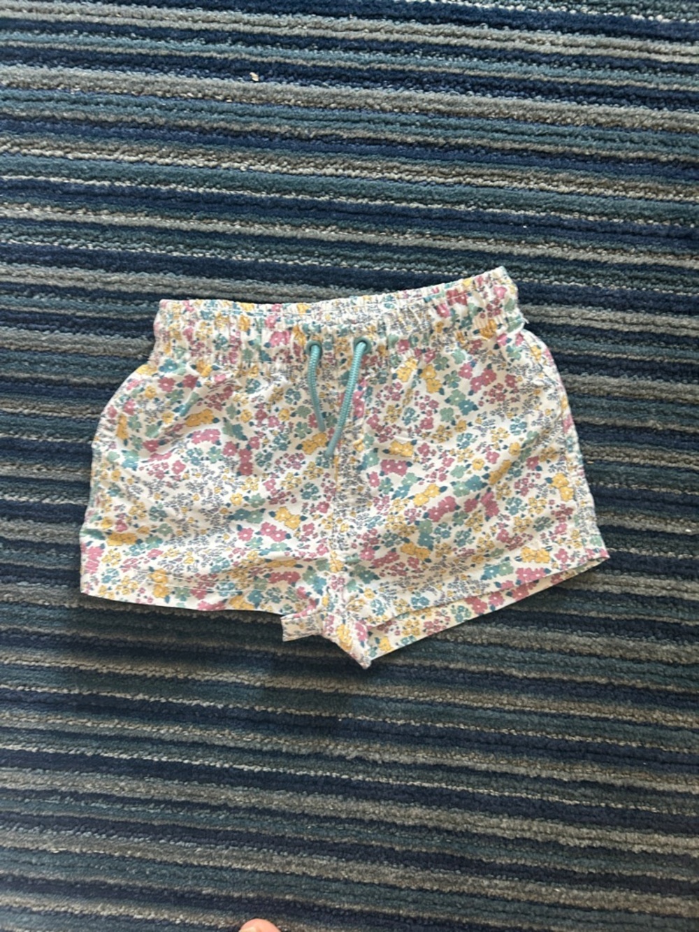 Zara Floral Drawstring Girls' Shorts - Pastel Multi size 12-18m